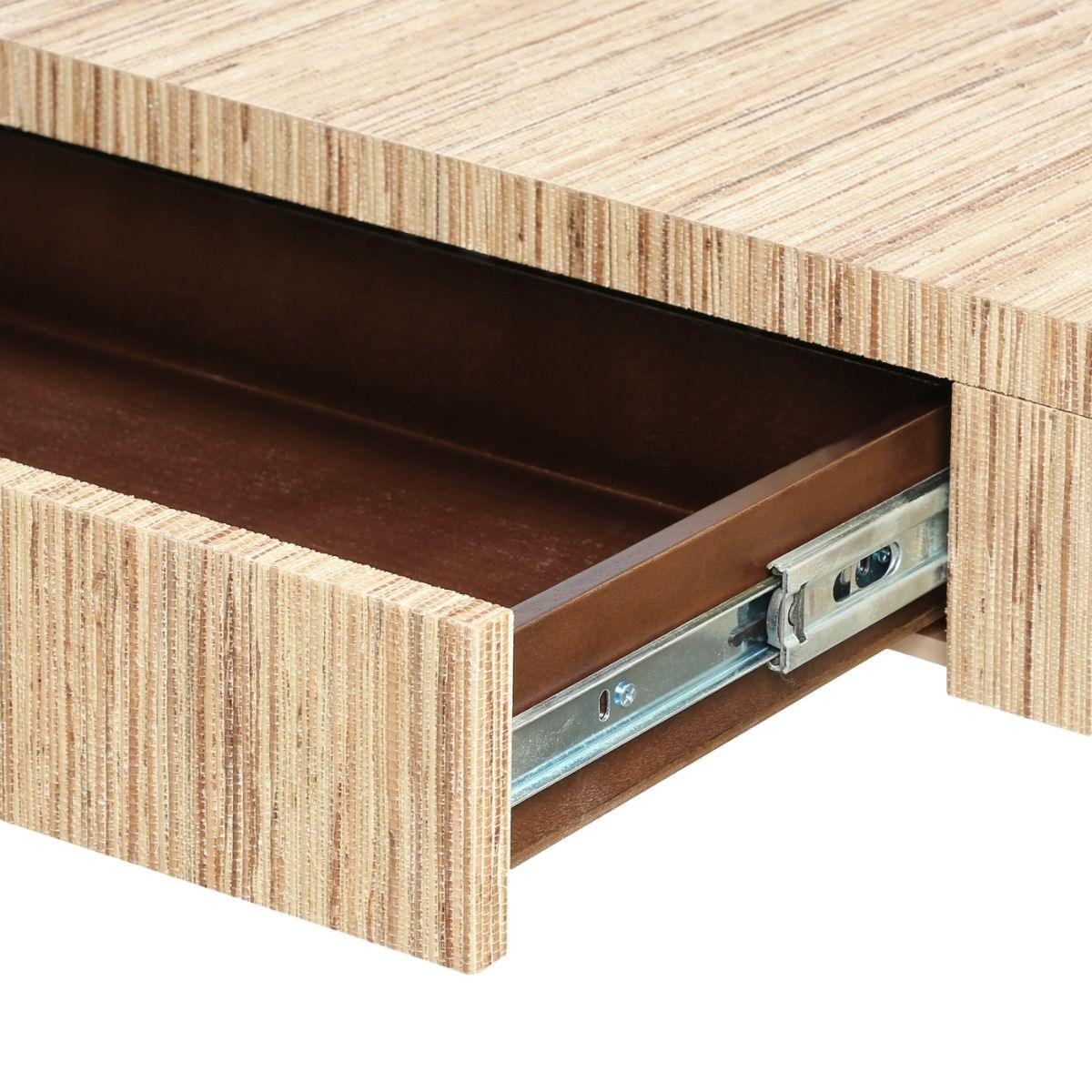 Morgan Large Console Table, Papyrus - Maison Vogue