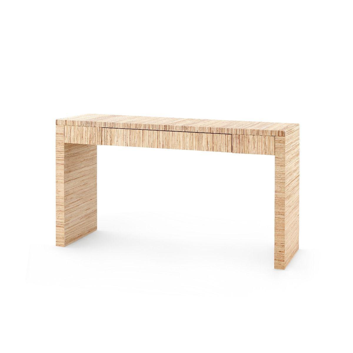 Morgan Large Console Table, Papyrus - Maison Vogue