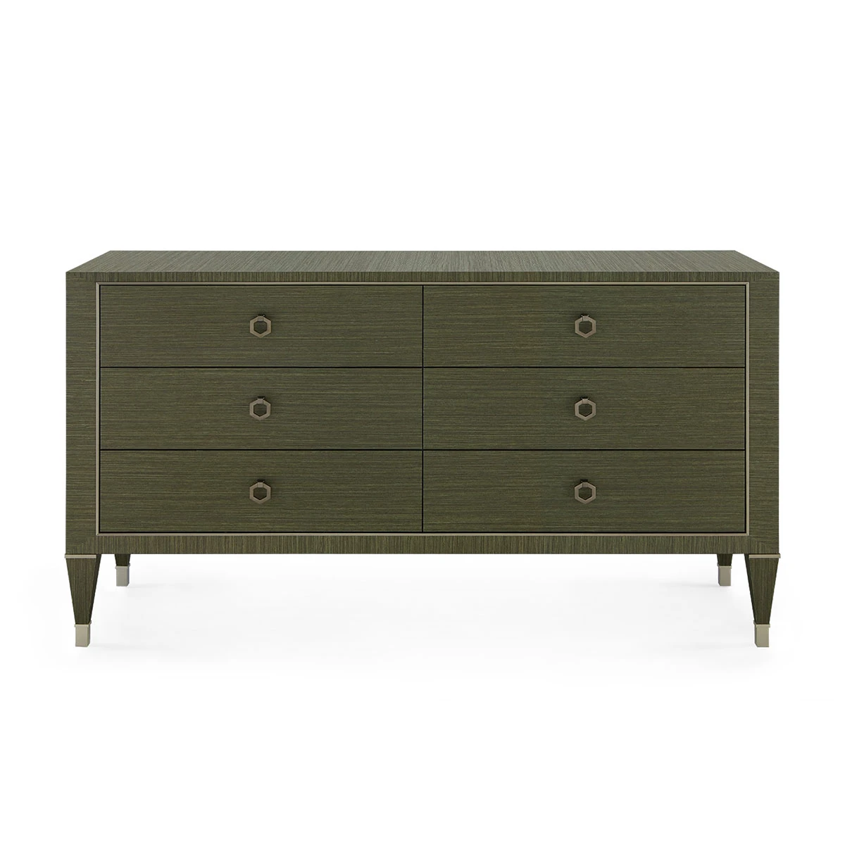 Morris Extra Large 6-Drawer, Deep Olive