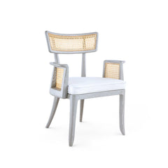 The Marshall Arm Chair, Soft Grey - Maison Vogue