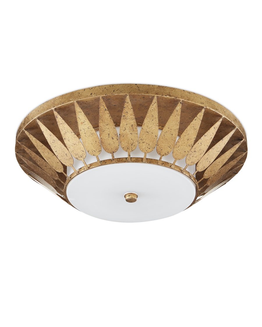 Floris Gold Flush Mount