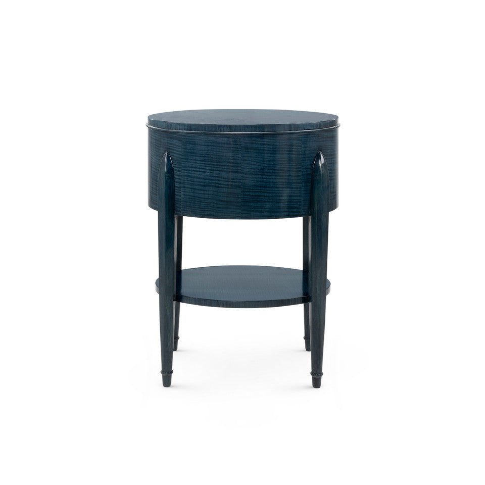 Natalie 2-Drawer End Table, Dusky Ocean