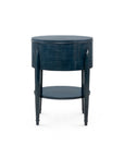 Natalie 2-Drawer End Table, Dusky Ocean