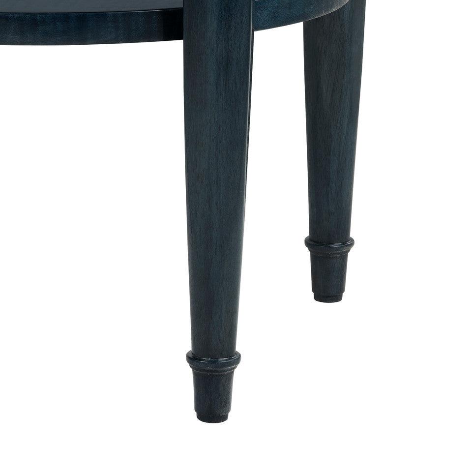 Natalie 2-Drawer End Table, Dusky Ocean