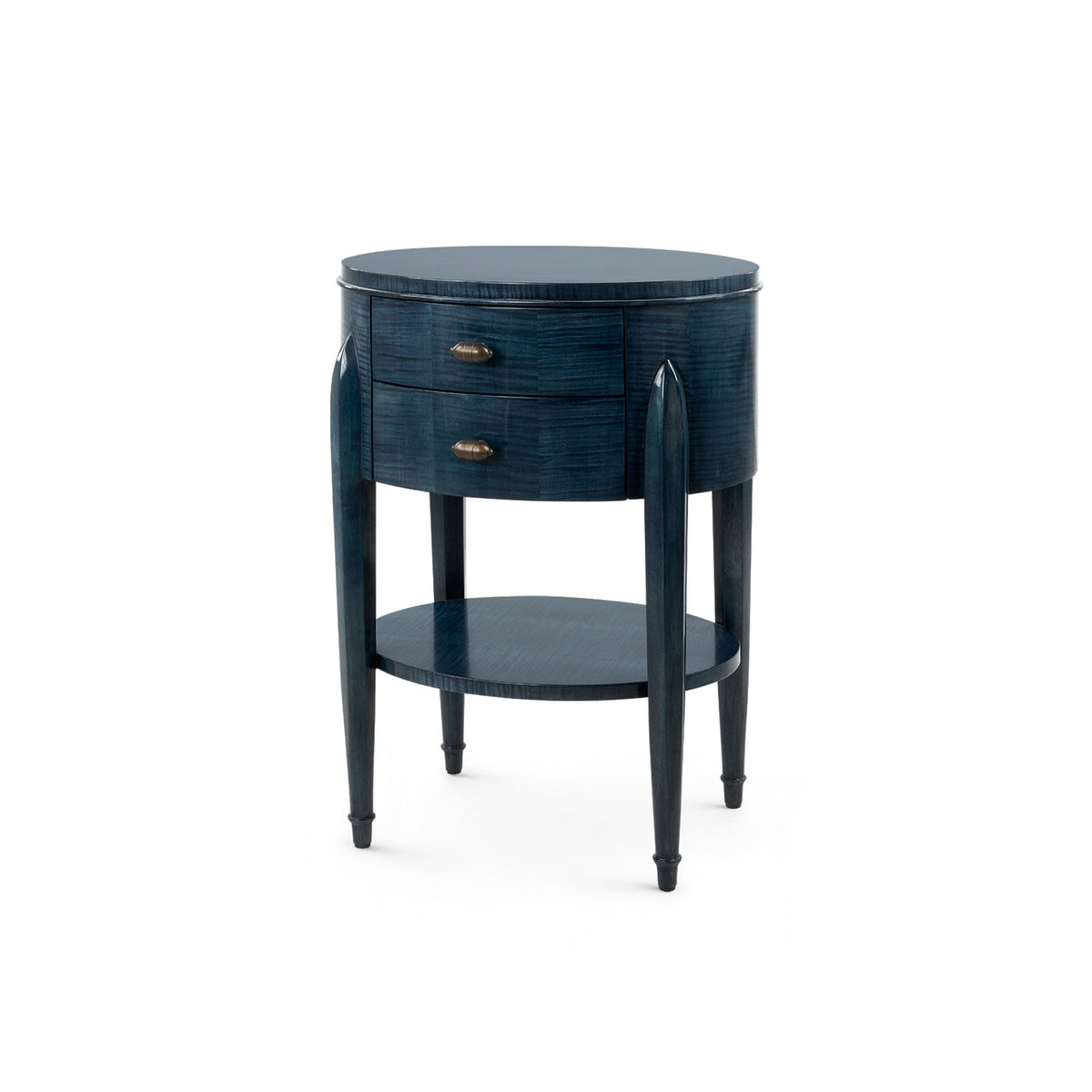 Natalie 2-Drawer End Table, Dusky Ocean