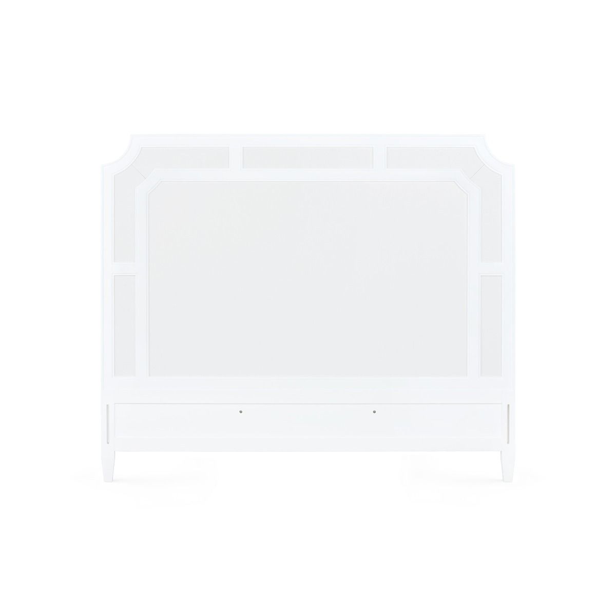 Olivia King Headboard, Soft White