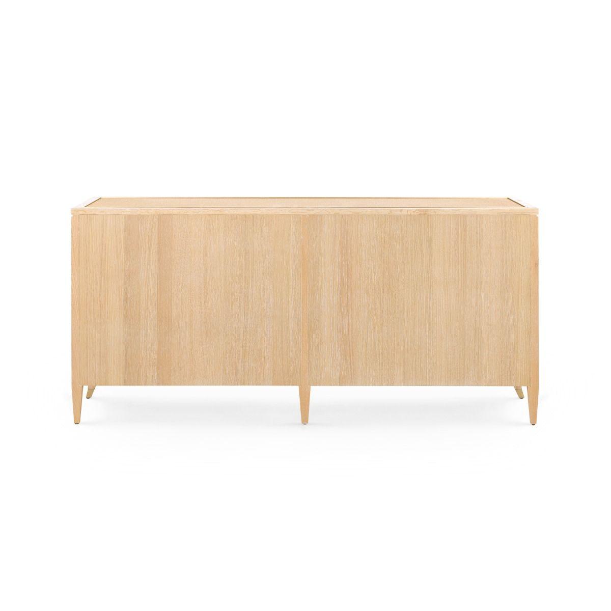 Paulina 12-Drawer, Natural & Camel - Maison Vogue