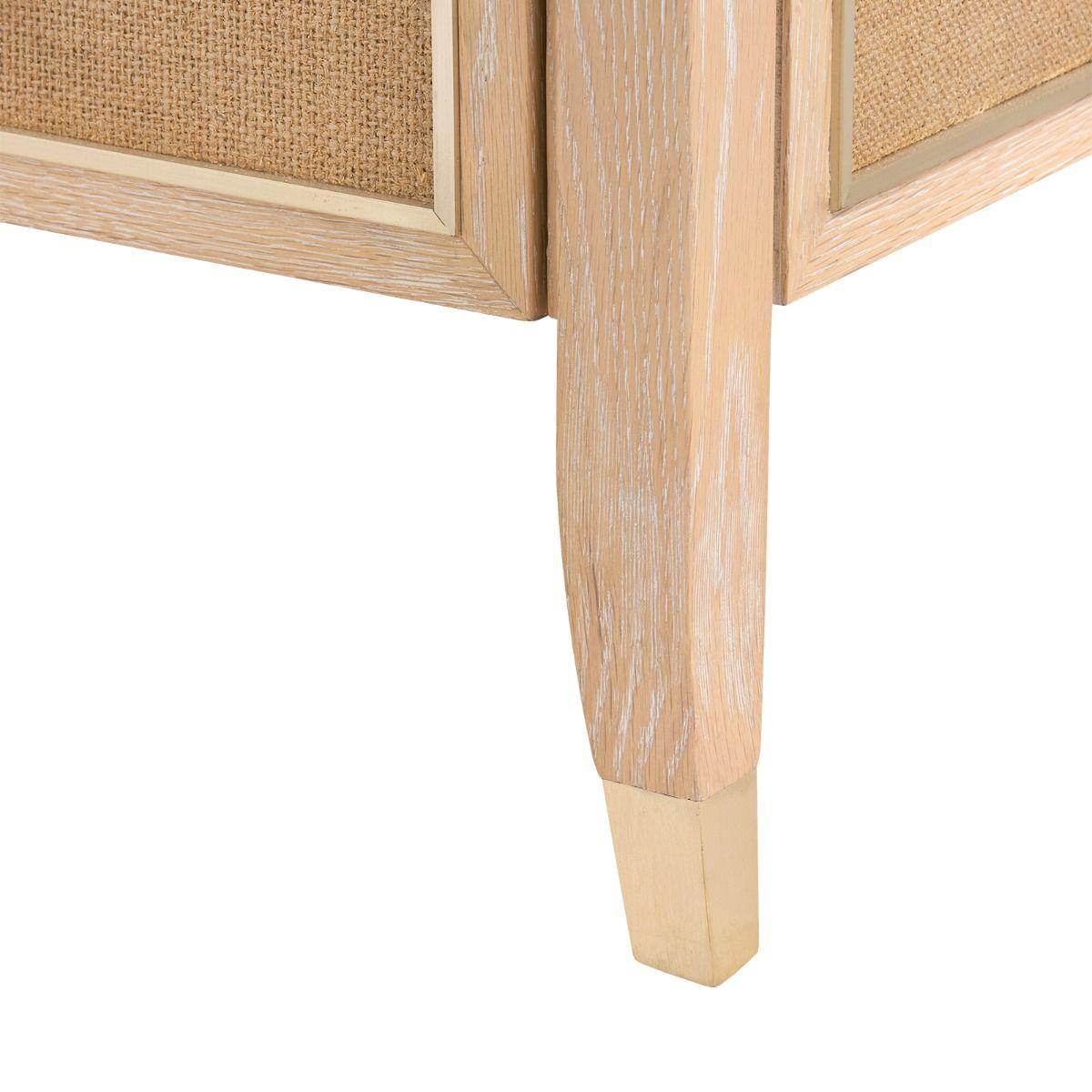 Paulina 12-Drawer, Natural & Camel - Maison Vogue