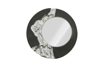 Mercury Mirror Black, Silver Leaf - Maison Vogue