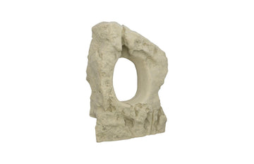 Colossal Cast Stone Sculpture Single Hole, Wide, Roman Stone