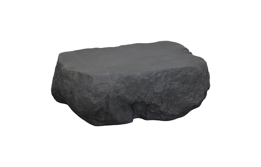 Quarry Coffee Table, Large Charcoal Stone - Maison Vogue