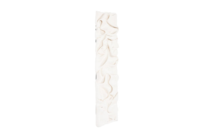 Drape Wall Art White Stone