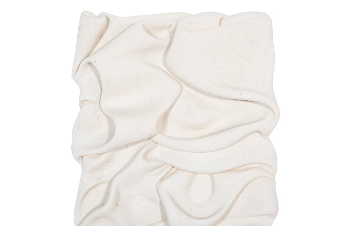 Drape Wall Art White Stone