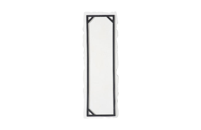 Drape Wall Art White Stone
