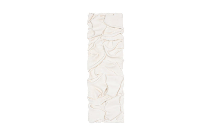 Drape Wall Art White Stone