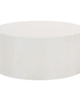 Groovy Coffee Table, White Stone