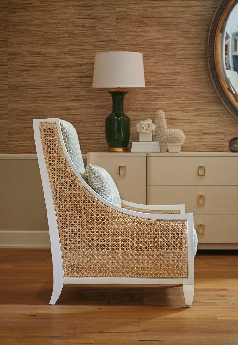 Raleigh Club Chair, Eggshell White - Maison Vogue