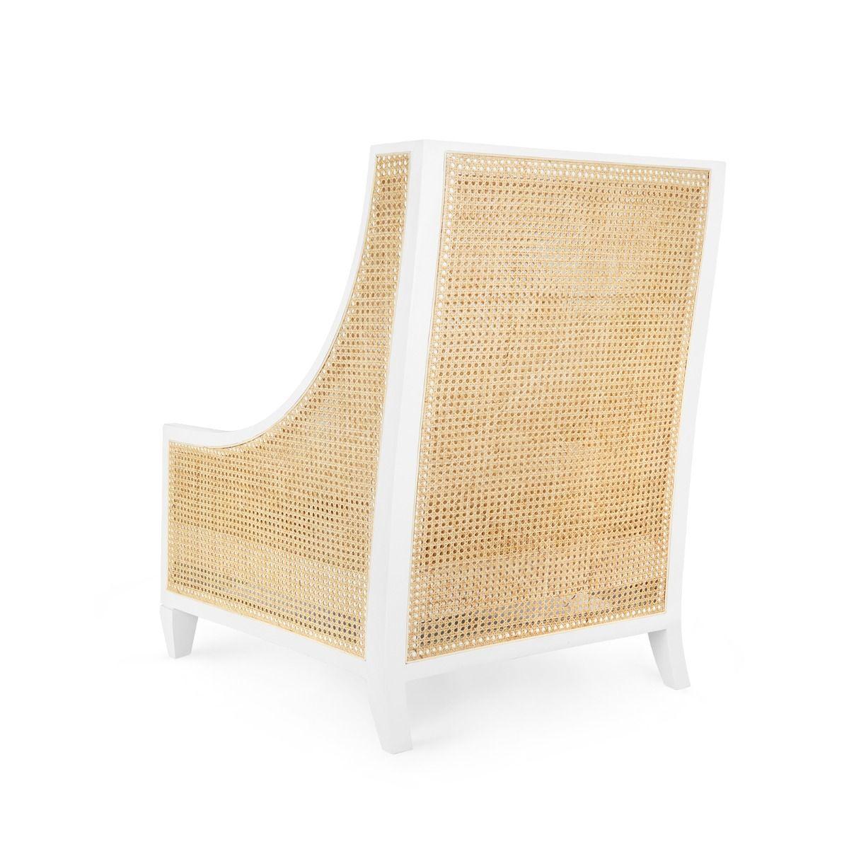 Raleigh Club Chair, Eggshell White - Maison Vogue