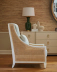 Raleigh Club Chair, Eggshell White - Maison Vogue