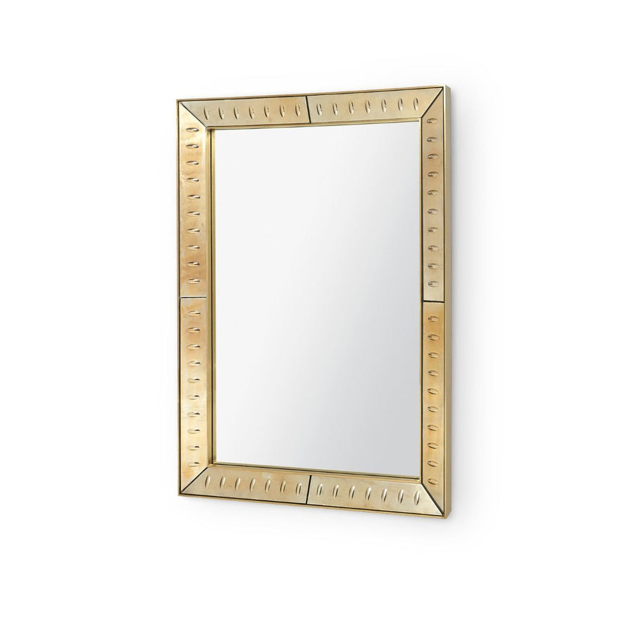 Reese Large Mirror, Antique Gold