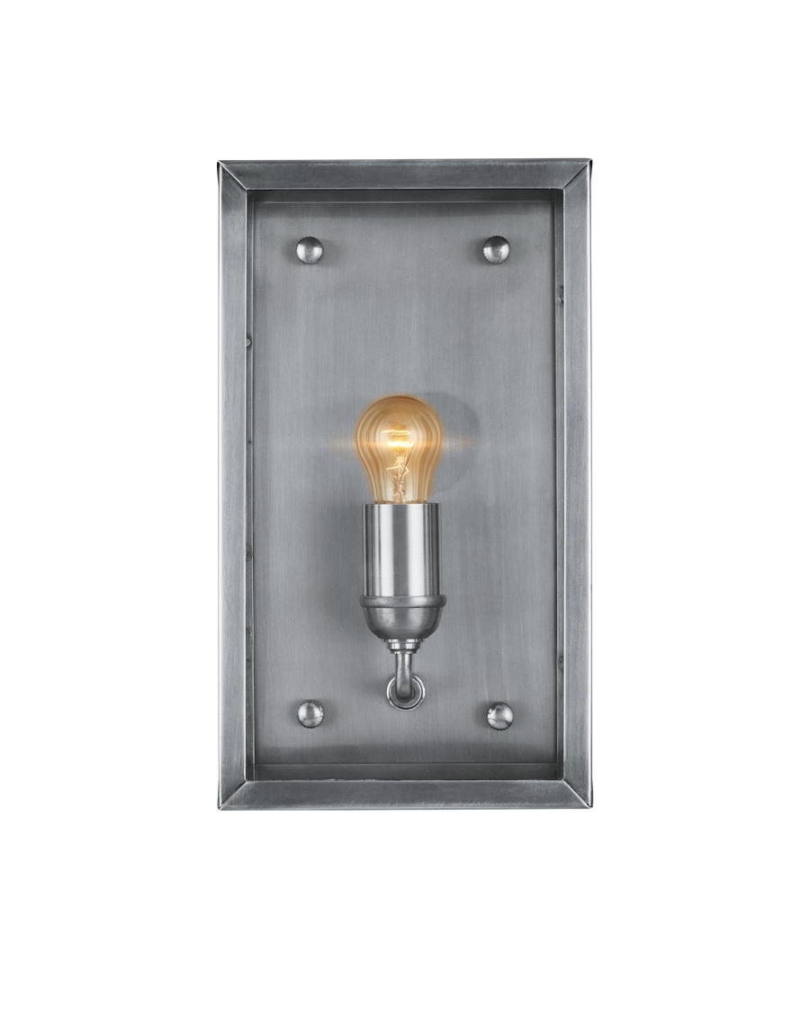 Royster Silver Outdoor Wall Sconce