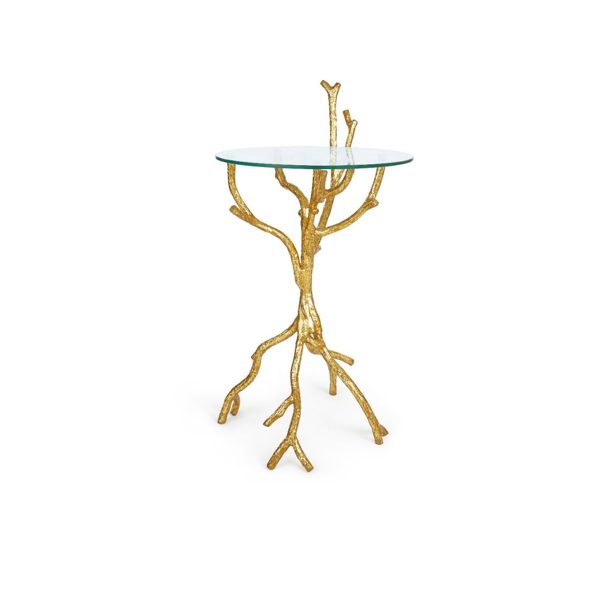 Rowan Accent Table, Gold Leaf