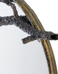 Rowan Mirror, Antique Brass
