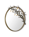 Rowan Mirror, Antique Brass