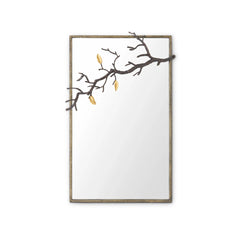 Rowan Large Mirror, Antique Brass