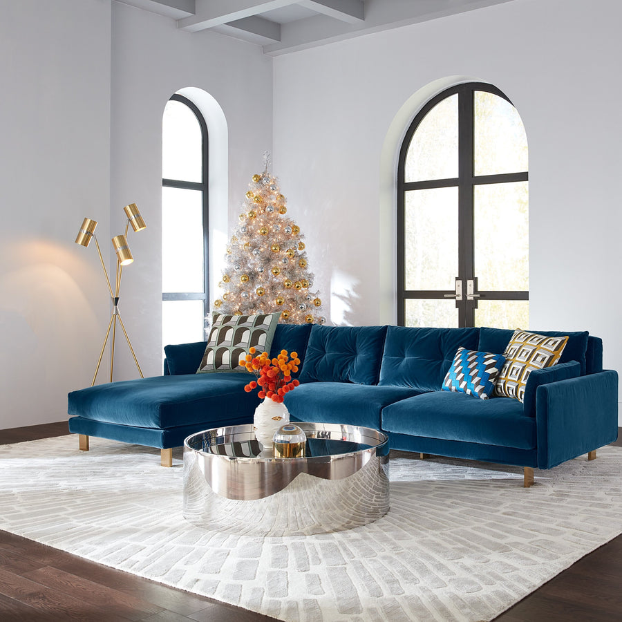 Malibu Sectional -Varese Petrol / LAF