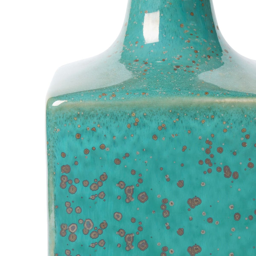 Sandor Large Vase, Mottled Turquoise