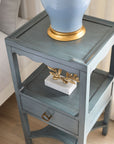 Sara 1-Drawer End Table, Foggy Horizon