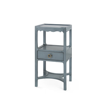 Sara 1-Drawer End Table, Foggy Horizon
