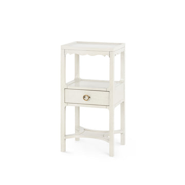 Sara 1-Drawer End Table, Sailcloth Sheen