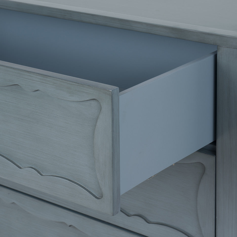 Sara Extra Large 9-Drawer Cabinet, Foggy Horizon