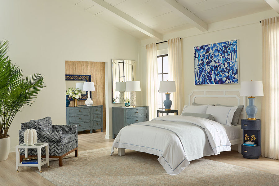 Sara Extra Large 9-Drawer Cabinet, Foggy Horizon