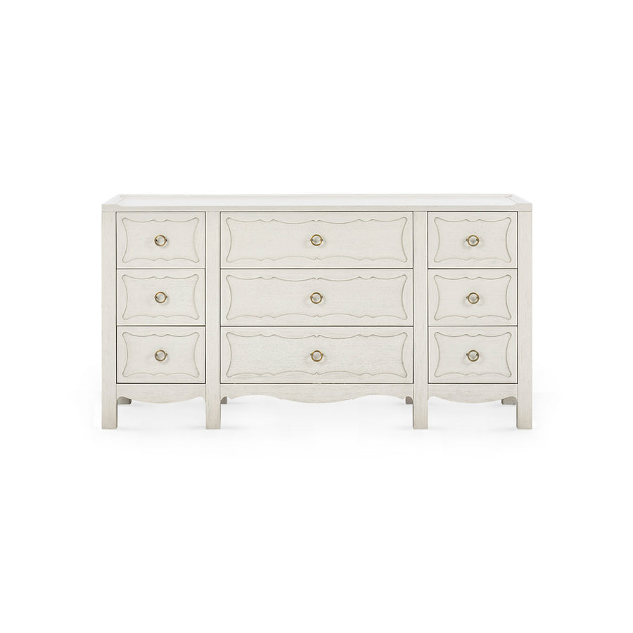 Sara Extra Large 9-Drawer Cabinet, Sailcloth Sheen