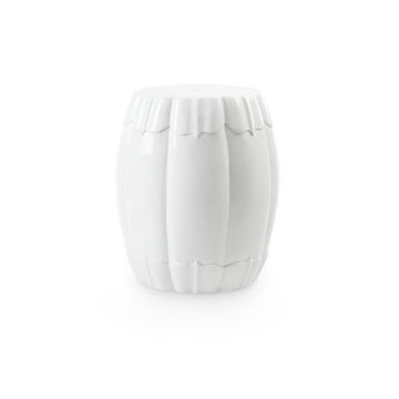 Sundar Stool/Side Table, Cool White