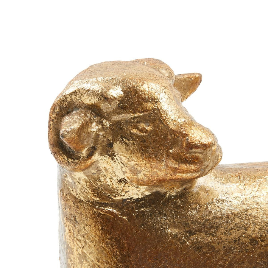 Sheep Bookends (Pair), Gold Leaf