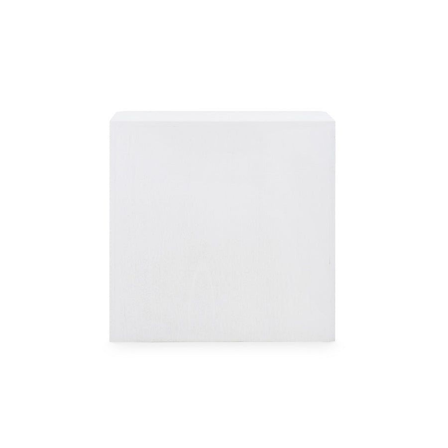 Sienna 3-Drawer Side Table, Glazed Whisper White