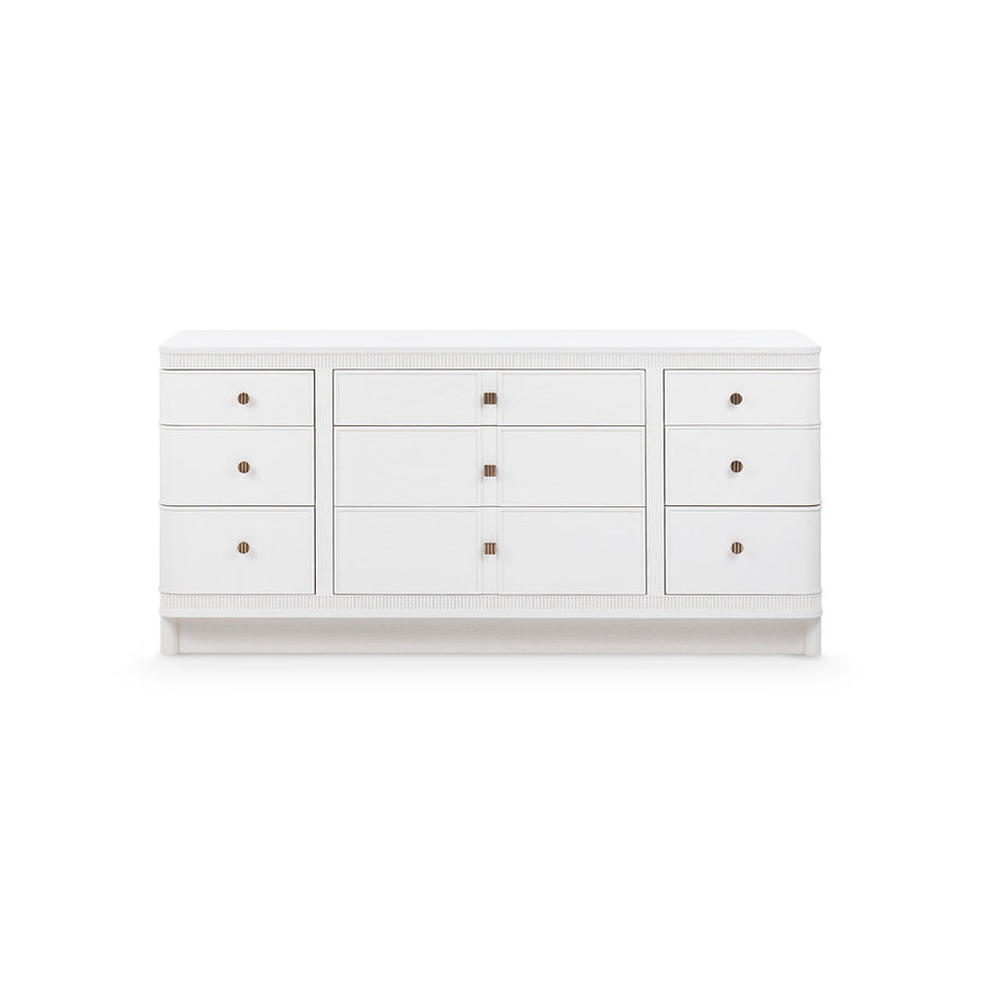 Sienna 9-Drawer Cabinet, Glazed Whisper White