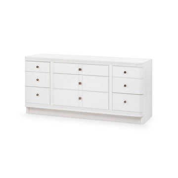 Sienna 9-Drawer Cabinet, Glazed Whisper White