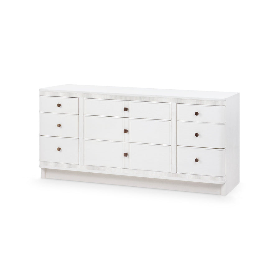Sienna 9-Drawer Cabinet, Glazed Whisper White