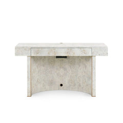 Sloane Desk, Light Gray Burl