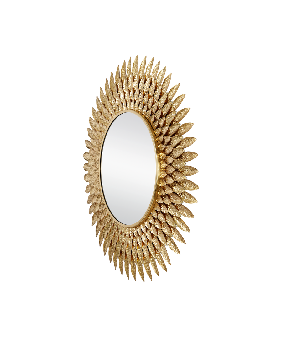 Plume Round Mirror