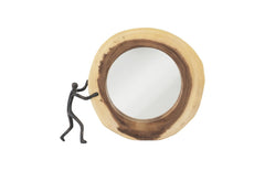 Atlas Crosscut Mirror, Small, Left Side Full Body