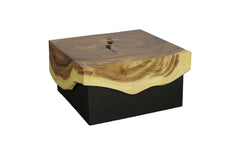 Overflow Coffee Table Natural, Iron - Maison Vogue