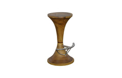 Marley Bar Stool Chamcha Wood , Natural - Maison Vogue