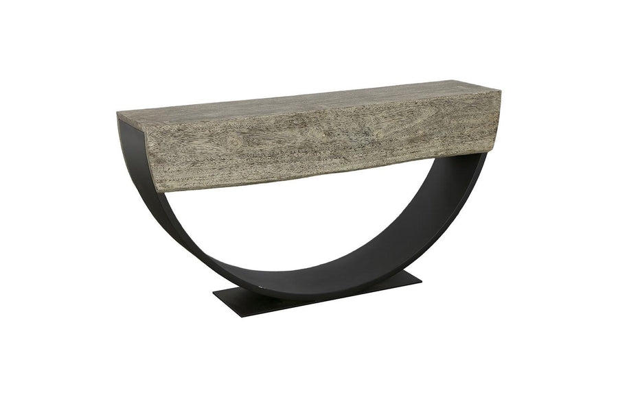 Arc Console Table Gray Stone, Double Sided - Maison Vogue