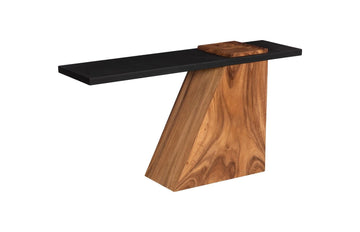 Slant Console Natural/Black - Maison Vogue